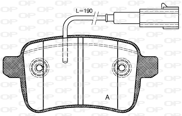 Brake Pad Set, disc brake (BPA1450.02)