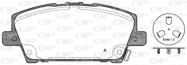 Brake Pad Set, disc brake (BPA1205.02)
