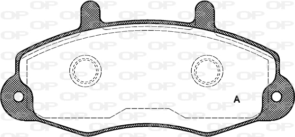 Brake Pad Set, disc brake (BPA0391.00)