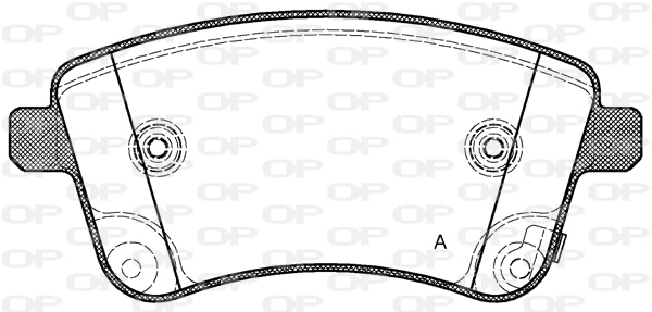 Brake Pad Set, disc brake (BPA1435.02)