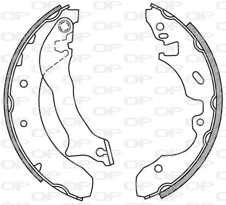 Brake Shoe Set (BSA2011.00)