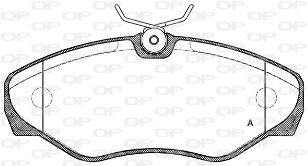 Brake Pad Set, disc brake (BPA0834.10)