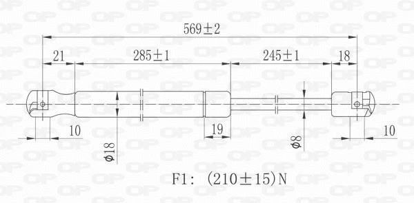 Gas Spring, boot/cargo area