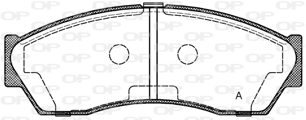 Brake Pad Set, disc brake (BPA1253.00)