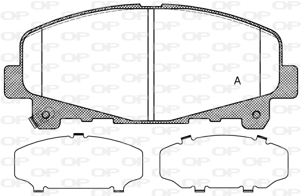 Brake Pad Set, disc brake (BPA1390.02)
