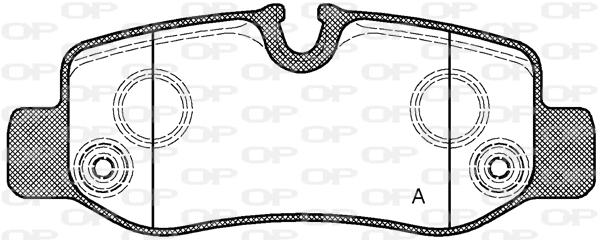Brake Pad Set, disc brake (BPA1624.00)