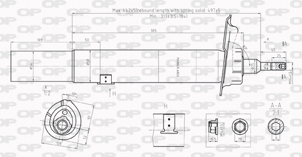 Shock Absorber (SAB8208.31)