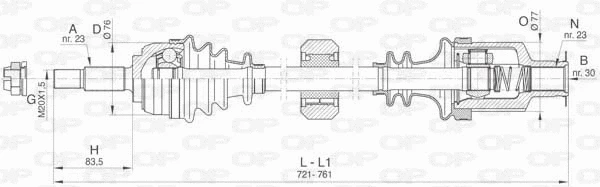 Drive Shaft (DRS6484.00)