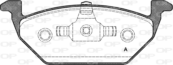 Brake Pad Set, disc brake (BPA0633.20)