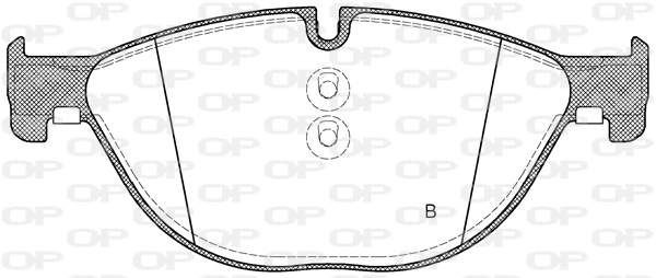 Brake Pad Set, disc brake (BPA1414.00)