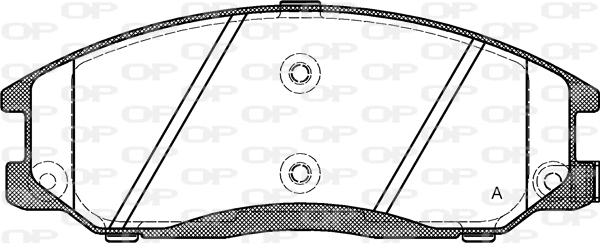 Brake Pad Set, disc brake (BPA0771.02)
