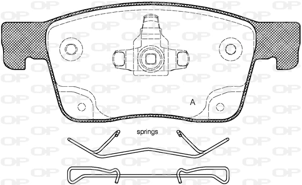 Brake Pad Set, disc brake (BPA1679.02)