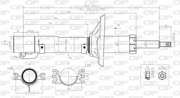 Shock Absorber (SAB8164.31)