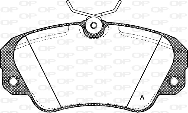 Brake Pad Set, disc brake (BPA0382.00)