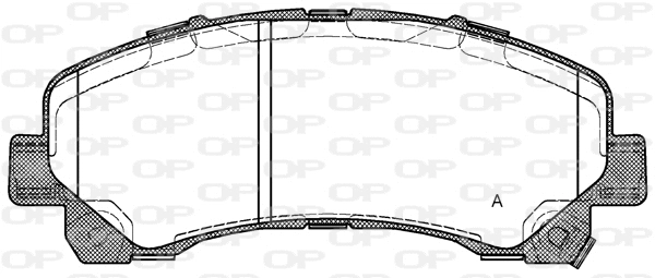 Brake Pad Set, disc brake (BPA1407.00)