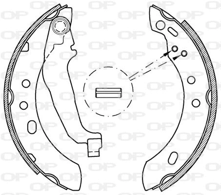 Brake Shoe Set (BSA2146.00)