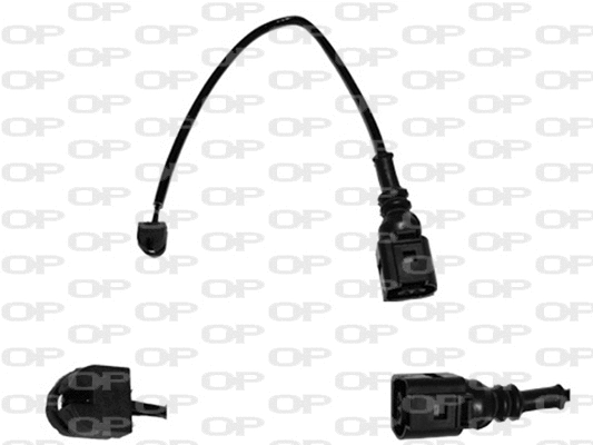 Warning Contact, brake pad wear (AK3104.00)