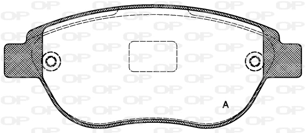 Brake Pad Set, disc brake (BPA0841.00)