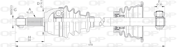 Drive Shaft (DRS6151.00)