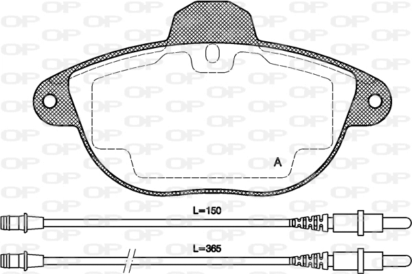 Brake Pad Set, disc brake (BPA0608.04)
