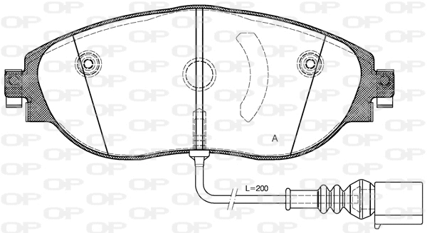 Brake Pad Set, disc brake (BPA1470.01)