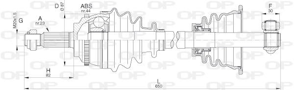 Drive Shaft (DRS6289.00)