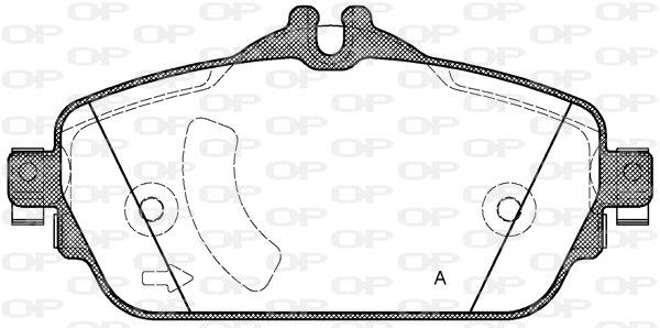Brake Pad Set, disc brake (BPA1592.08)