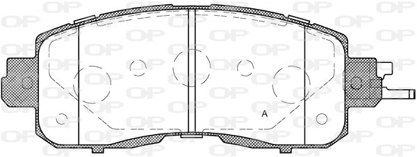 Brake Pad Set, disc brake (BPA1517.04)