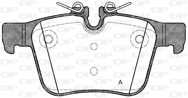 Brake Pad Set, disc brake (BPA1516.40)