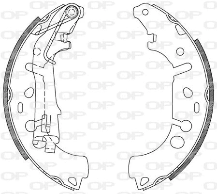 Brake Shoe Set (BSA2107.00)