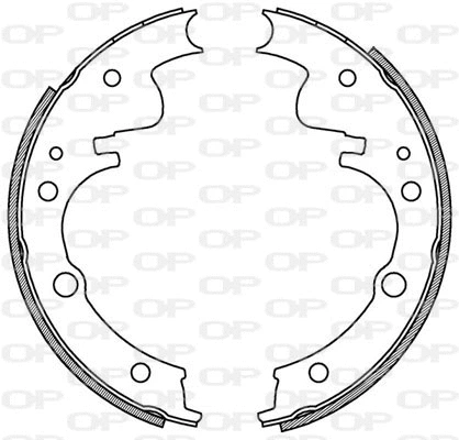 Brake Shoe Set (BSA2058.00)