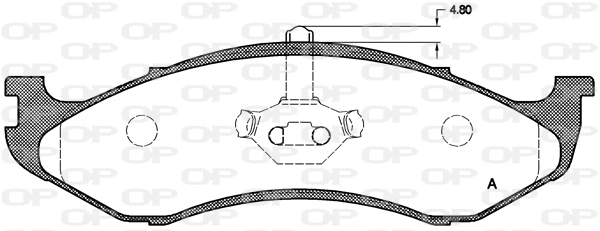 Brake Pad Set, disc brake (BPA0467.00)