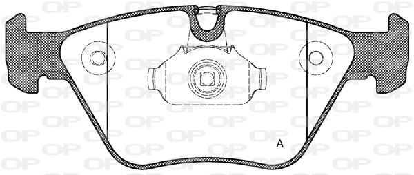 Brake Pad Set, disc brake (BPA0963.00)