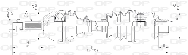 Drive Shaft (DRS6017.00)