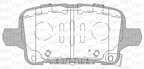 Brake Pad Set, disc brake (BPA1628.12)