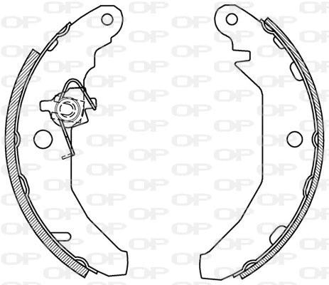 Brake Shoe Set (BSA2028.00)