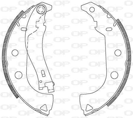 Brake Shoe Set (BSA2092.00)