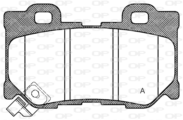 Brake Pad Set, disc brake (BPA1365.01)