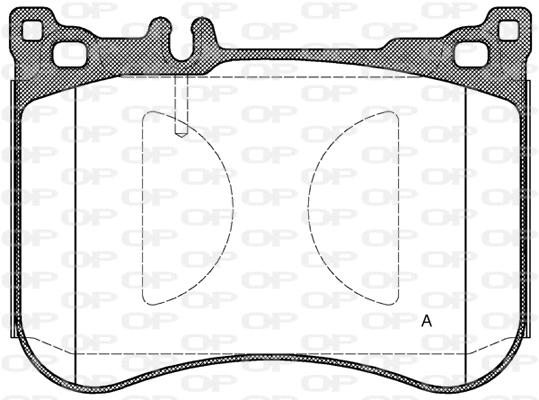 Brake Pad Set, disc brake (BPA1534.00)