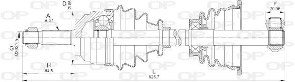 Drive Shaft (DRS6383.00)