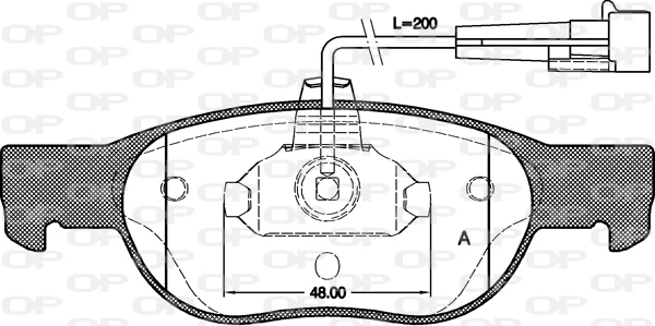 Brake Pad Set, disc brake (BPA0588.11)