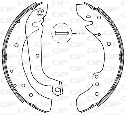 Brake Shoe Set (BSA2201.00)