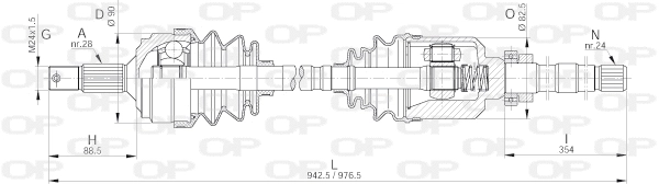 Drive Shaft (DRS6249.00)