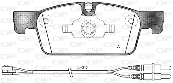 Brake Pad Set, disc brake (BPA1461.01)
