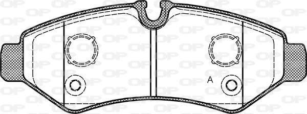Brake Pad Set, disc brake (BPA1867.00)