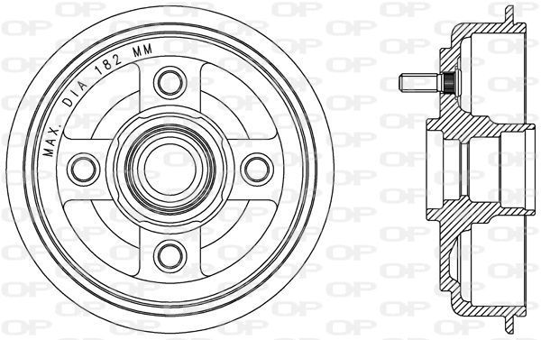Brake Drum (BAD9056.40)