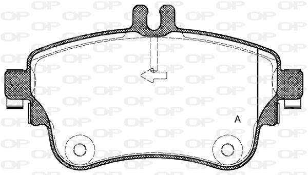 Brake Pad Set, disc brake (BPA1487.08)