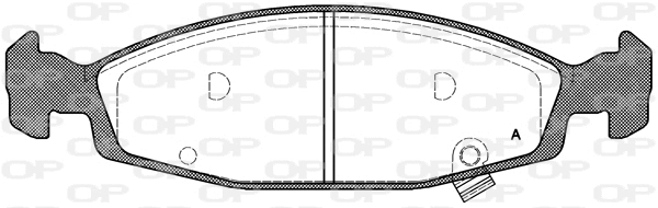 Brake Pad Set, disc brake (BPA0736.02)