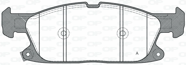 Brake Pad Set, disc brake (BPA1657.02)