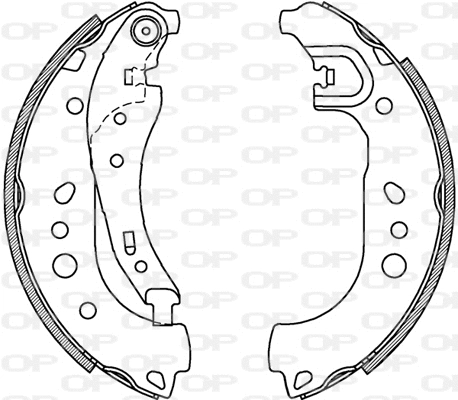Brake Shoe Set (BSA2258.00)
